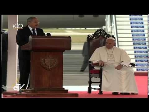 Accueil du Pape François à Cuba