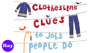 Clothesline Clues to Jobs People do | Kids Book READ ALOUD | Storytime gameplay video by jsdemenezes, 3:19 duration