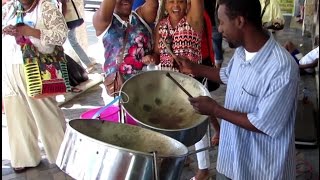 Calypso Steel Drum in caribbean island of Nassau - Bahamas