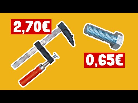 Build your own workbench clamp for €3.35 | NO welding | 19/20mm