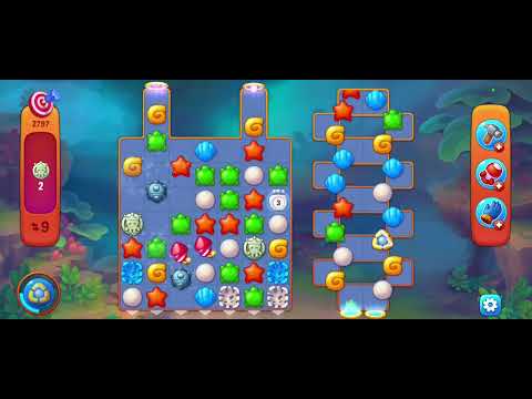 Fishdom gameplay level 2797