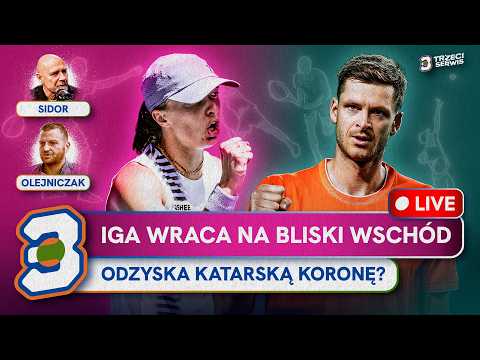 ŚWIĄTEK W DOHA, HURKACZ W ROTTERDAMIE! SIDOR I OLEJNICZAK ANALIZUJĄ NAJBLIŻSZE DNI W TENISIE