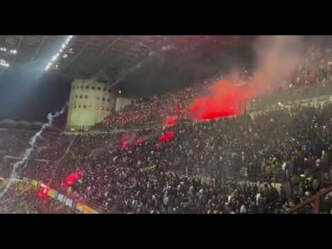 Adeptos do Benfica atiram tochas aos adeptos do Inter