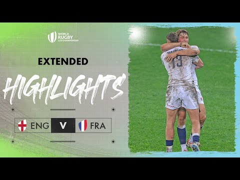 A CLASH for the championship | England v France | World Rugby U20 Championship 2024 Match Highlights