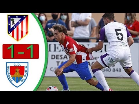 Atletico Madrid vs Numancia 1-1 Extended Highlights & Goals 2021