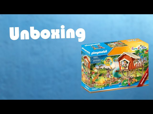 Vídeo relacionado con PLAYMOBIL 71001 Family Fun Aventura en la Casa del Árbol con tobogán, Fogata LED, Juguetes para niños a Partir de 4 años, Multicolor