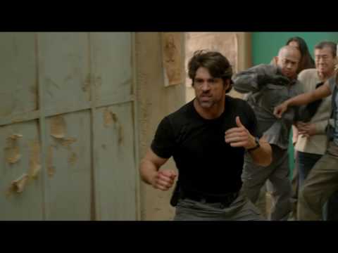 (The Last Ship S03E03 Shanzhai) SCPO Wolf Taylor vs MSS Agent Lau Hu, Close Combat Scene