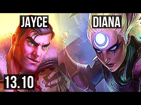 JAYCE vs DIANA (MID) | 7/2/13, Godlike, 300+ games | KR Master | 13.10