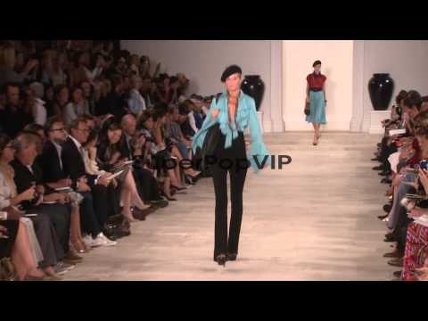 Models walk the runway at Ralph Lauren - Spring 2013 - Me...