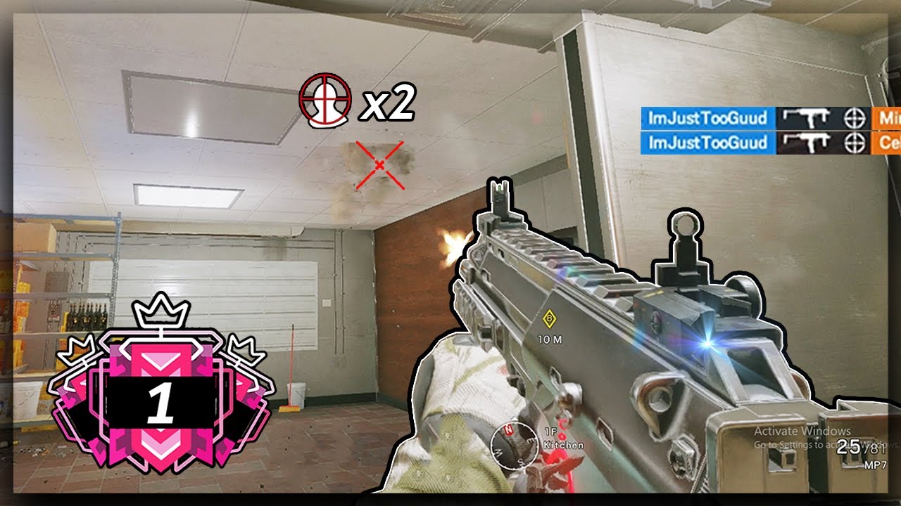 Satisfying Shots That Look Like Hacks! : Ranked Highlights - Rainbow Six Siege Gameplay