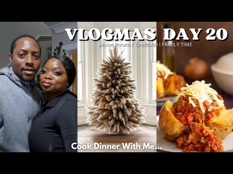 The Sun Doesn't Work In The Uk | Jacket Potato Recipe | Vlogmas #20🎄| Cook With Me | Tola Lusi