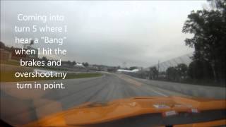 June 21, 2014 Brake failure during the Trans Am race