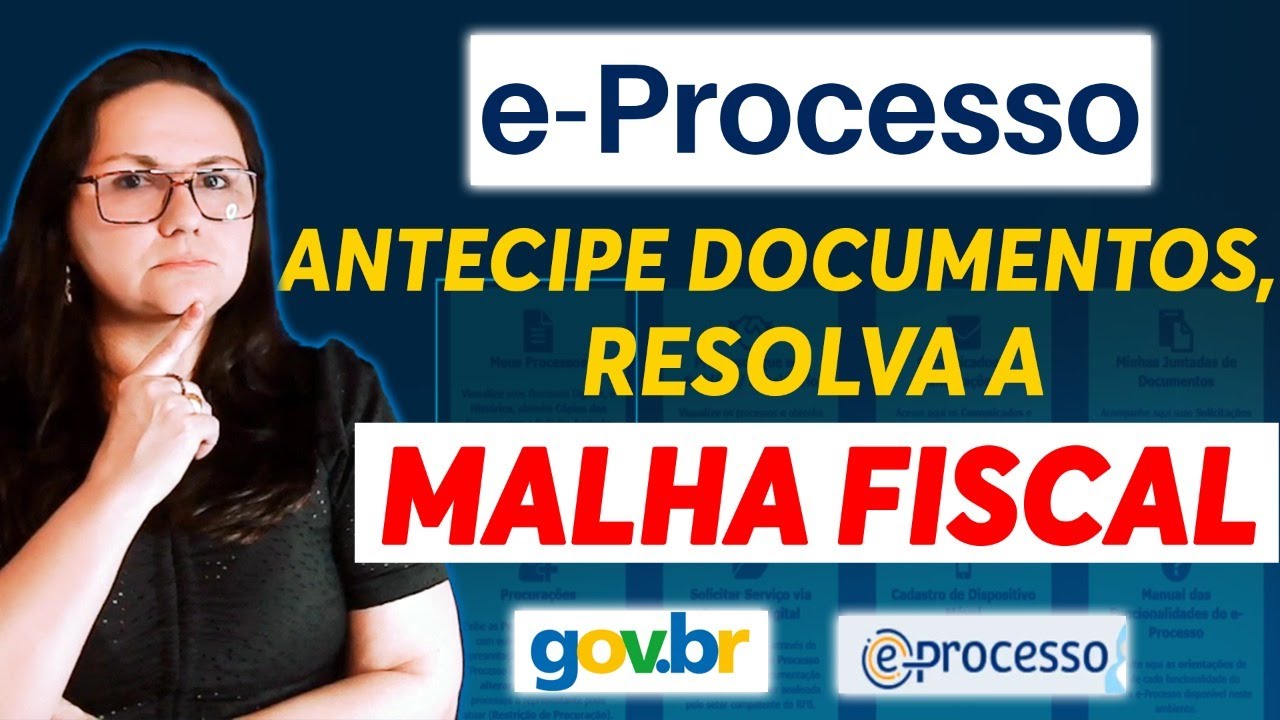 ePROCESSO RECEITA FEDERAL - MALHA FISCAL - ANTECIPE DOCUMENTOS