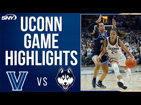 UConn vs Villanova (1/22) | UConn Women's Basketball Highlights | SNY