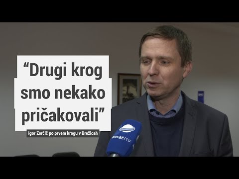ePosavje.com - Igor Zorčič po 1. krogu županskih volitev v Brežicah