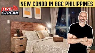 Tour of My New Condo in Uptown BGC Philippines 🇵🇭 🔴Live Travel Q&A