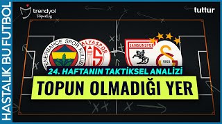 TOPUN OLMADIĞI YER | Trendyol Süper Lig 24. Hafta Taktiksel Analiz