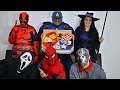 Superheroes And Super Bad Guy Pizza