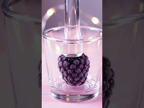 Frozen blackberry ASMR