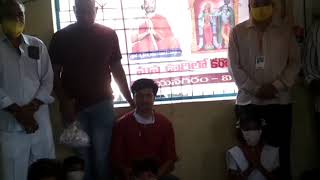COVID 19-Distributed dry ration to 80 Prajna students