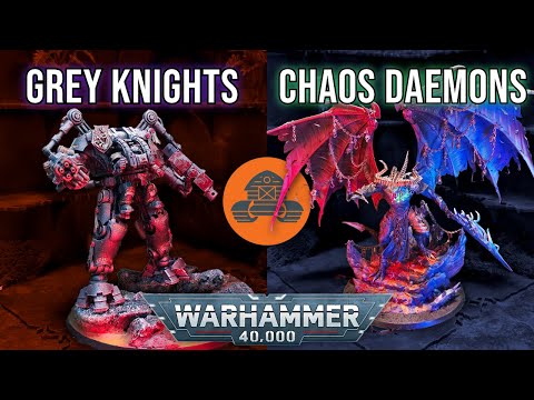 Grey Knights vs Chaos Daemons | Warhammer 40,000 Battle Report