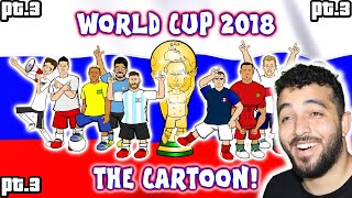 🏆WORLD CUP 2018 - THE CARTOON!🏆 | 442oons Reaction Part 3