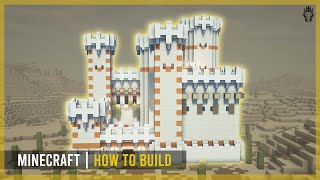 Minecraft How to Build a Desert Castle (Tutorial)