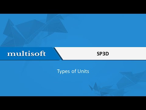 SP3D Types of Units Training 
 