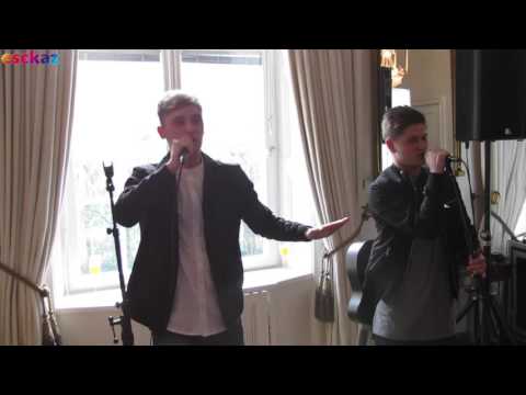 ESCKAZ in Stockholm: Joe and Jake (United Kingdom) - U.K. Embassy Reception
