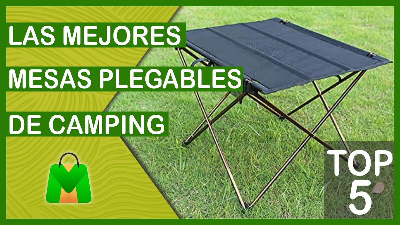 🔴 LAS 5 MEJORES MESAS PLEGABLES DE CAMPING BARATAS [Calidad/Precio]