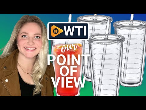 Amazing Abby - Alaska On-the-Go - 24-Ounce Insulated Plastic Tumblers with Lid and Straw (Set of 4) - WTI product video review