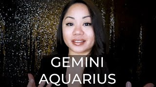 COZMIC LOVE: GEMINI + AQUARIUS (sun sign compatibility by Joan Zodianz)