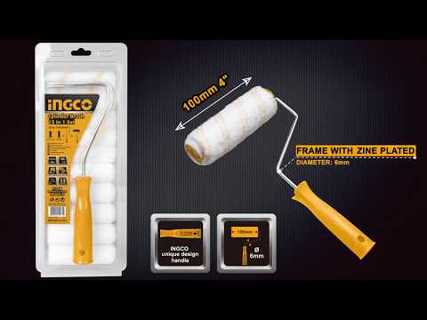 Features of Ingco Cylinder Brush 12in1 Set