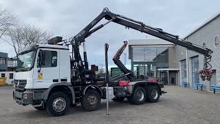 Крюковой мультилифт Mercedes-Benz Actros 3241 / 8X4 / HIAB 144B-2 / REMOTE / ROTATOR / 20TON HOOK | Изображение 4 - Autoline