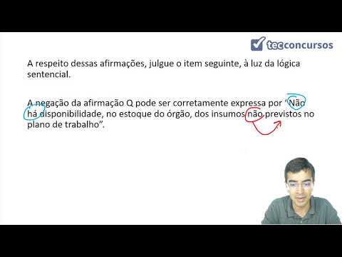01.02. Aula de Negação (Raciocínio Lógico)