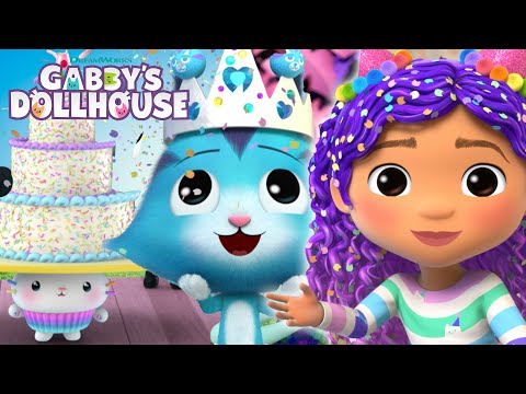 PARTY TIME! 🎉 The BEST Dollhouse Birthday Celebrations!! 🎂🎁 | GABBY'S DOLLHOUSE