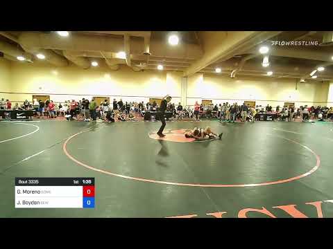 52 Kg Consi Of 16 #2 - Gael Moreno, Somerton Luchadores Wrestling Club Vs Josiah Boyden, Betterman