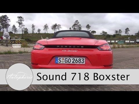 SOUND Comparison: 2017 Porsche 718 Boxster vs Porsche 718 Boxster S