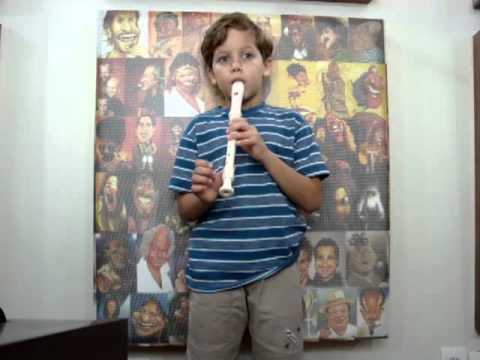 A barquinha - flauta doce