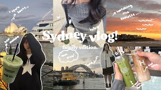 [travel vlog] Sydney trip: opera house, matcha hopping, sunrise🍵⛅️