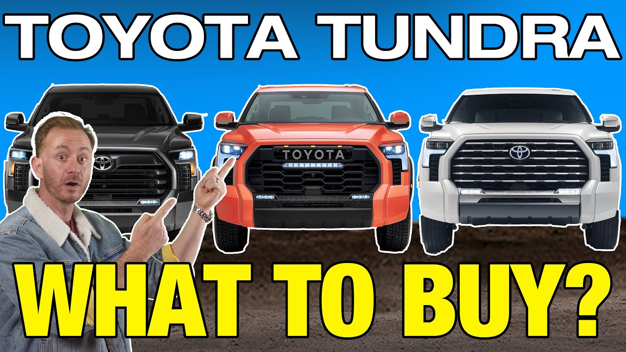 3f2IwG2bIWE - BATTLE OF THE TOYOTA TUNDRAS | 2023 SR5 vs. TRD Pro vs. Capstone | Which Tundra Is Right for You?