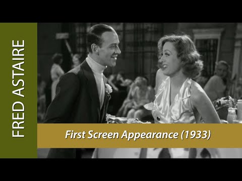 FRED ASTAIRE'S FIRST MOVIE, scene from "Dancing Lady" (1933) with Joan Crawford