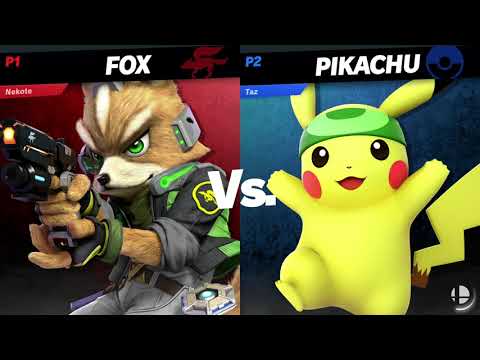 Smash Stadium #32 LQ - Ginjro (Fox) vs Taz (Pikachu)