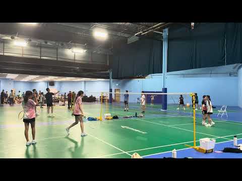 24.25 Victor Ontario Jr B #3 - A Plus U15 GD Celine/Cathy vs Maggie/Annie