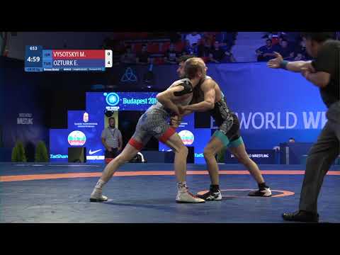 BRONZE GR - 55 kg: M. VYSOTSKYI (ISR) v. E. OZTURK (TUR)