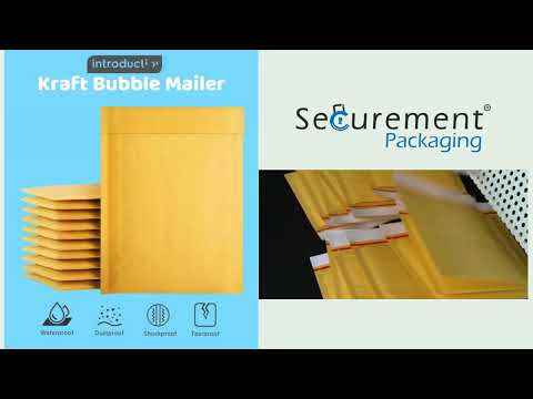 Plain Kraft Paper Bubble Mailers