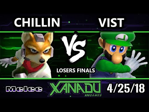 S@X 247 SSBM - Liquid'Chillin (Fox) Vs. Vist (Luigi) - Smash Melee Losers Finals