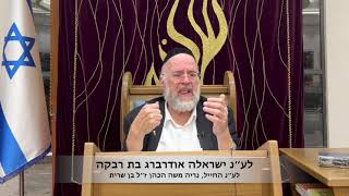 הרב רוזנבלום ברוך חקת - תשפד (קהילת אבני החושן) - התמונה מוצגת ישירות מתוך אתר האינטרנט יוטיוב. זכויות היוצרים בתמונה שייכות ליוצרה. קישור קרדיט למקור התוכן נמצא בתוך דף הסרטון