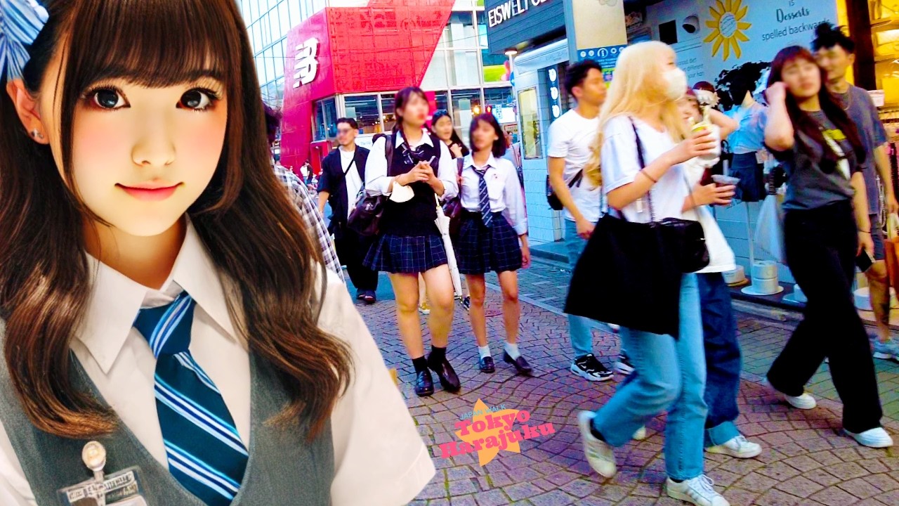 Tokyo Harajuku 👍 Fashionable Town ♪ 💖 4K Nonstop 1 Hour 💖