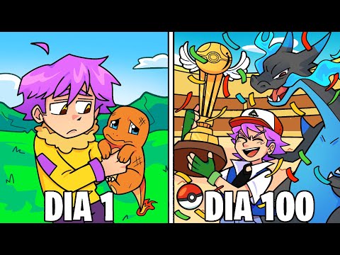 SOBREVIVI 100 DIAS EM UM TORNEIO DE PIXELMON CLÁSSICO - O FILME